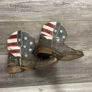 Roper women’s American Flag Ankle Boots
